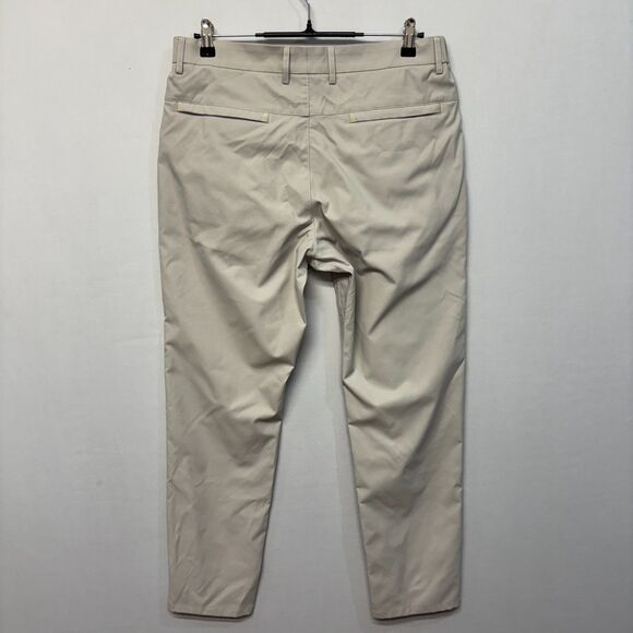 Jack Archer Men Jetsetter Pants Size 33x30 Stone Performance Golf Chino C056 -6 - Picture 14 of 16